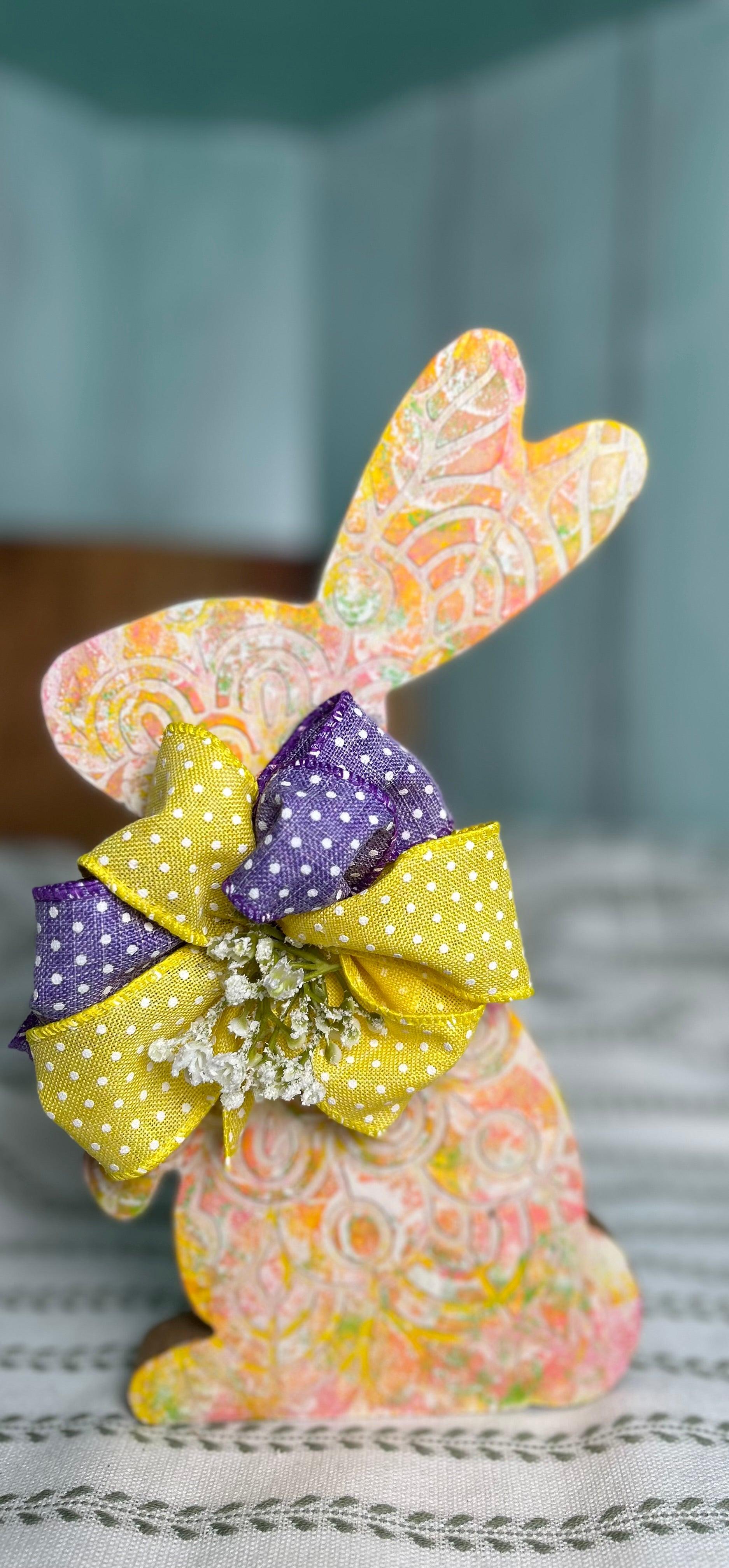 handmade decorative bunny for easter