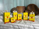 Handcrafted Yellow Easter Chick with Ribbons and Bows